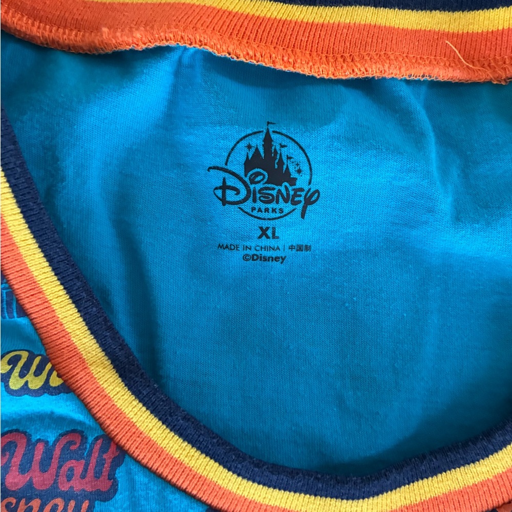 Disney Tank Top - Teal and Orange - Picture 5 of 5